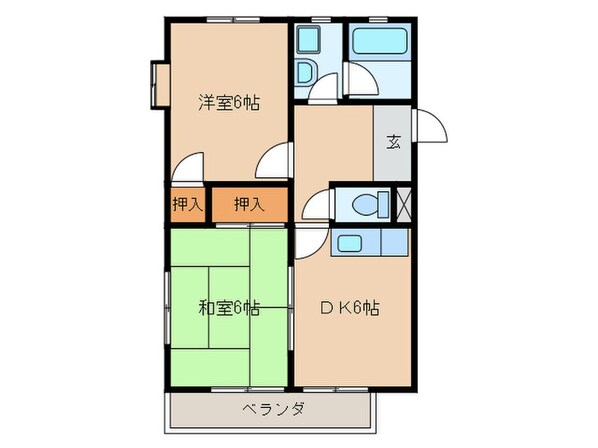 フロ－レンス西島の物件間取画像